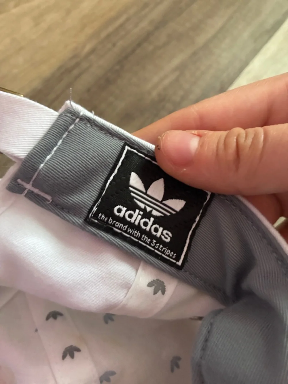 adidas Originals Light Pink Cap with Red Trefoil Embroidery - Picture 2 of 2
